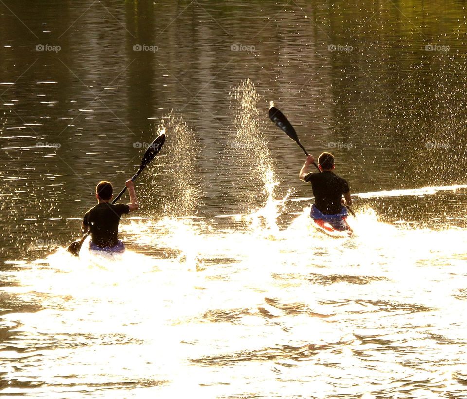 kayaking