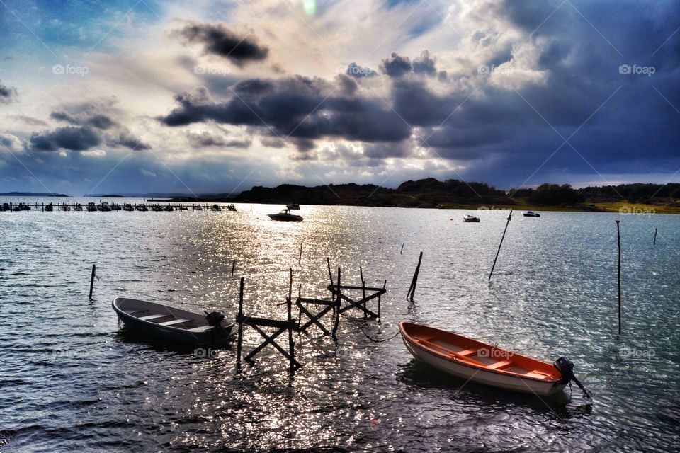 Evening by the sea