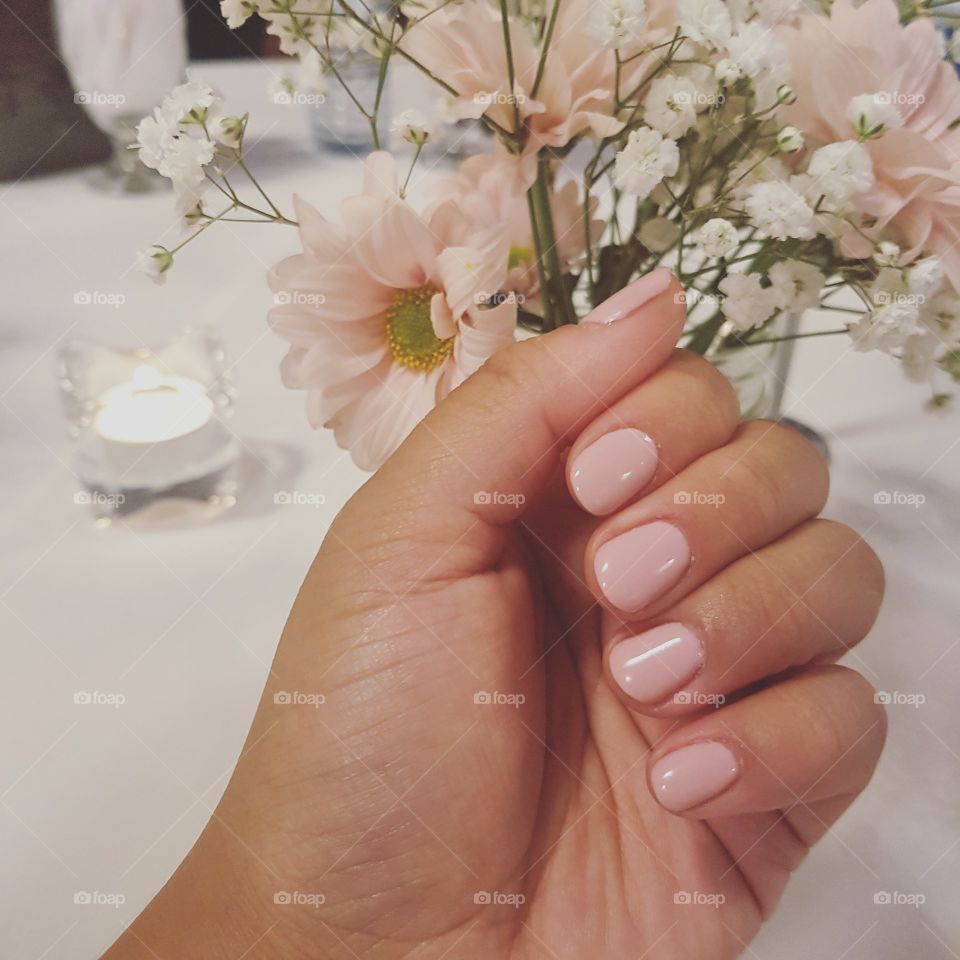 Cute and Simple Pink Gel Nails