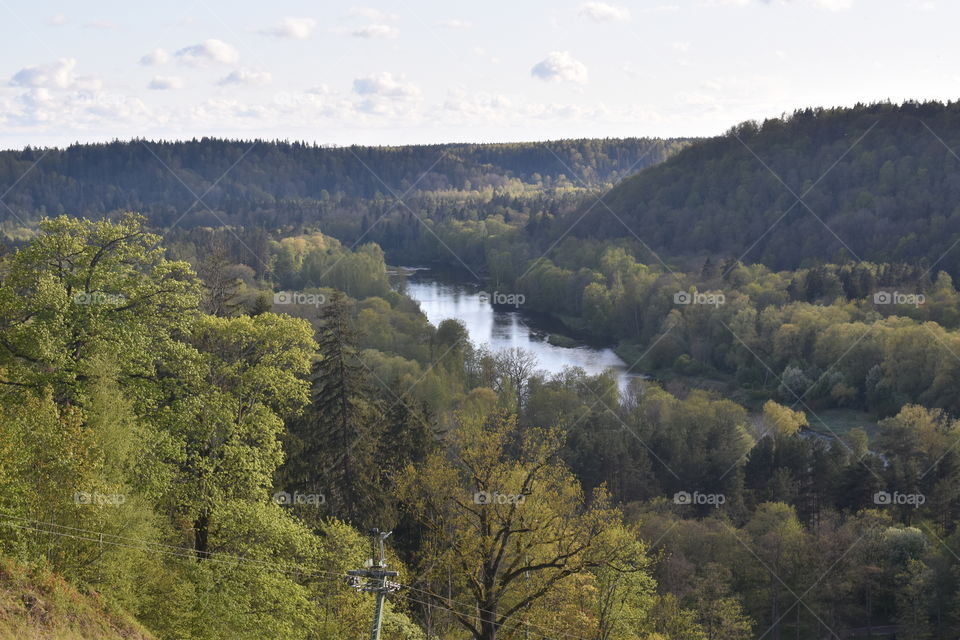 river in great weather
