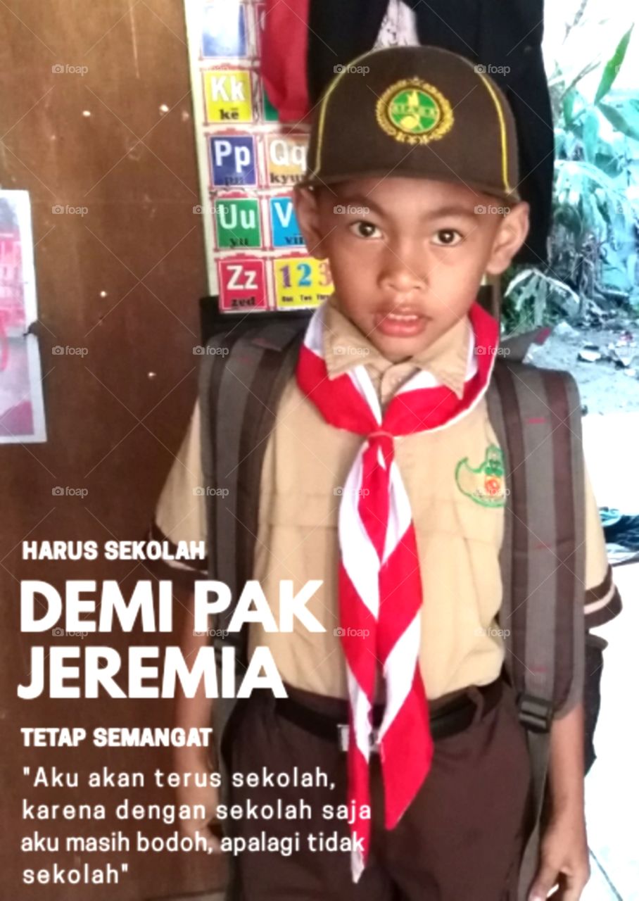 Jeremia Will be school for his father