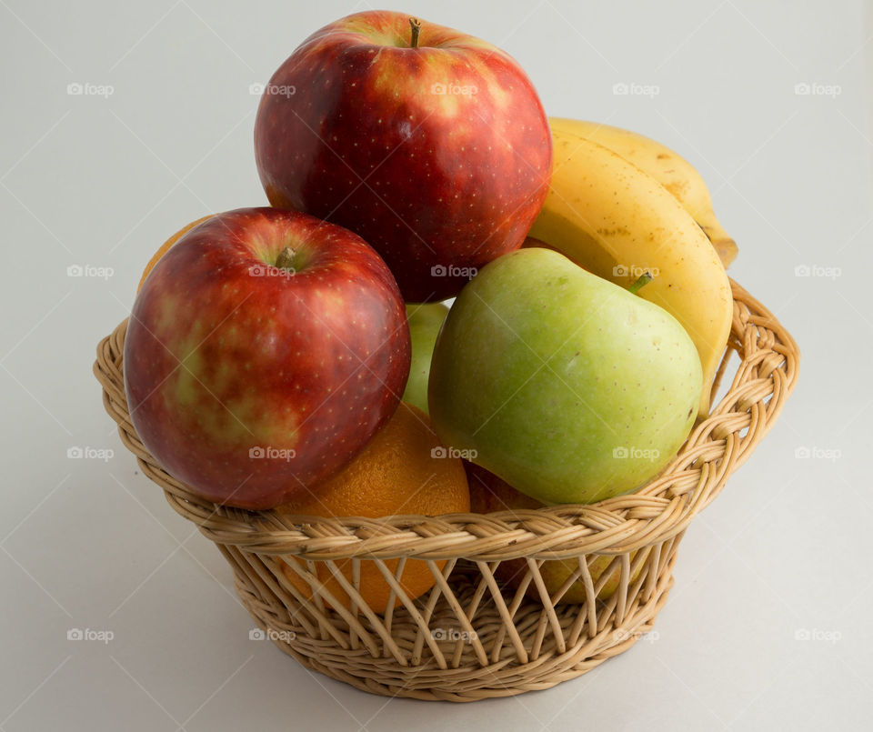 Apples in basket