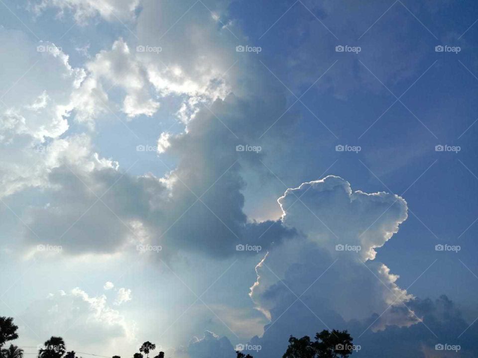 beautiful sky nature