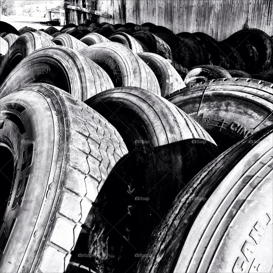 black old tire tires by jasonoleham