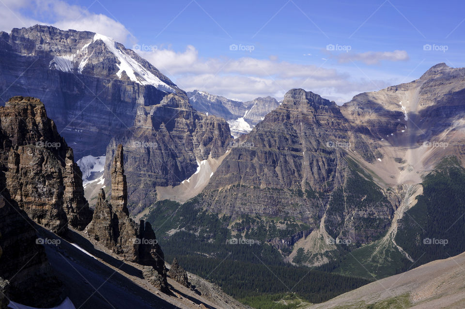 It was a long hard hike up Sentinel Pass in Alberta, Canada (near Banff National Park) but this view was worth it!