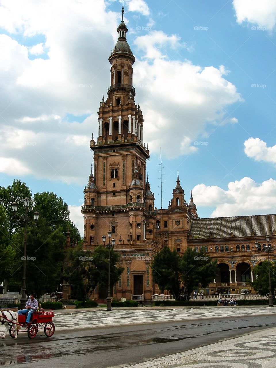 Plaza de España. Plaza de España (Sevilla - Spain)