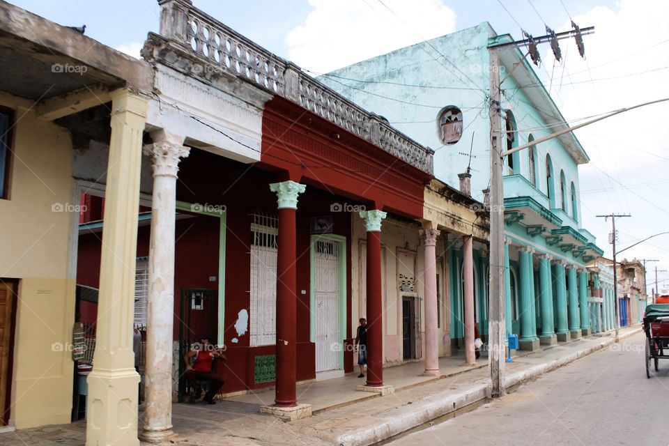 Riding in the streets of Cuba 