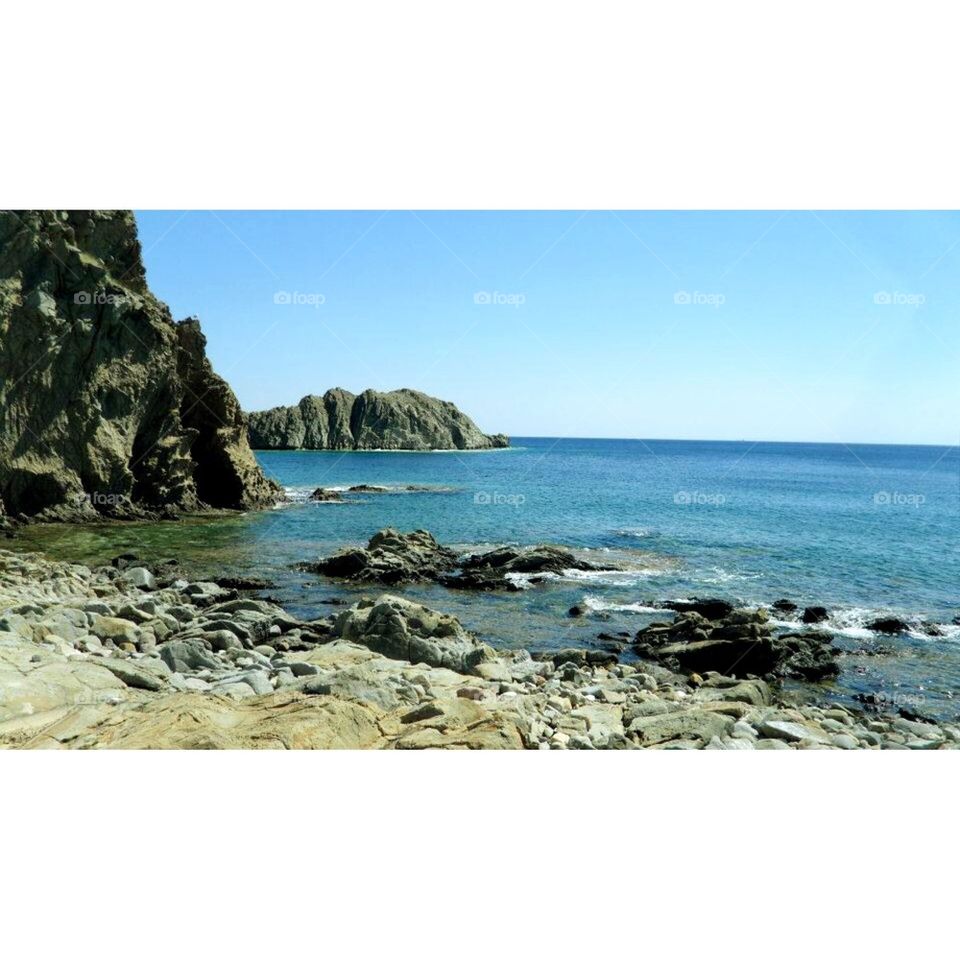 Mountain rocks at Lesvos 