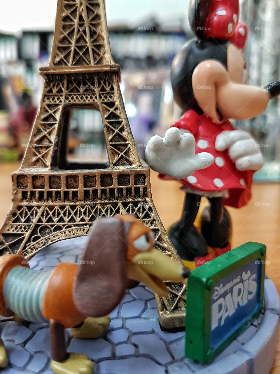 Minnie in Paris.