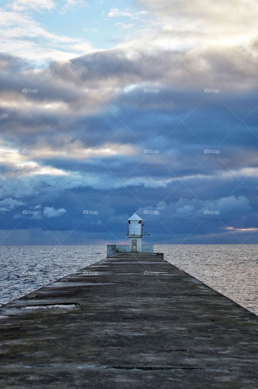 Lighthouse at the  pier