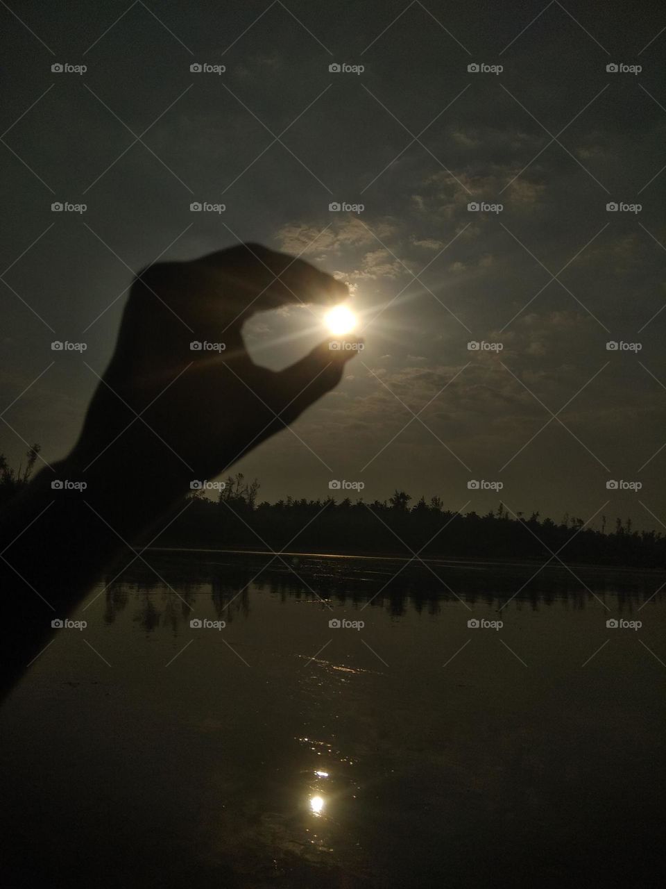 The sun in my hand!!