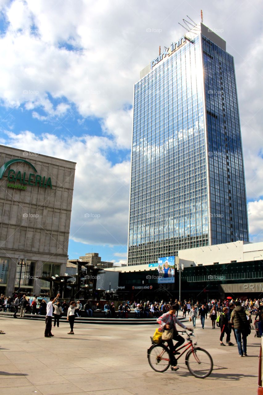Alexanderplatz . Afternoon in Alexanderplatz