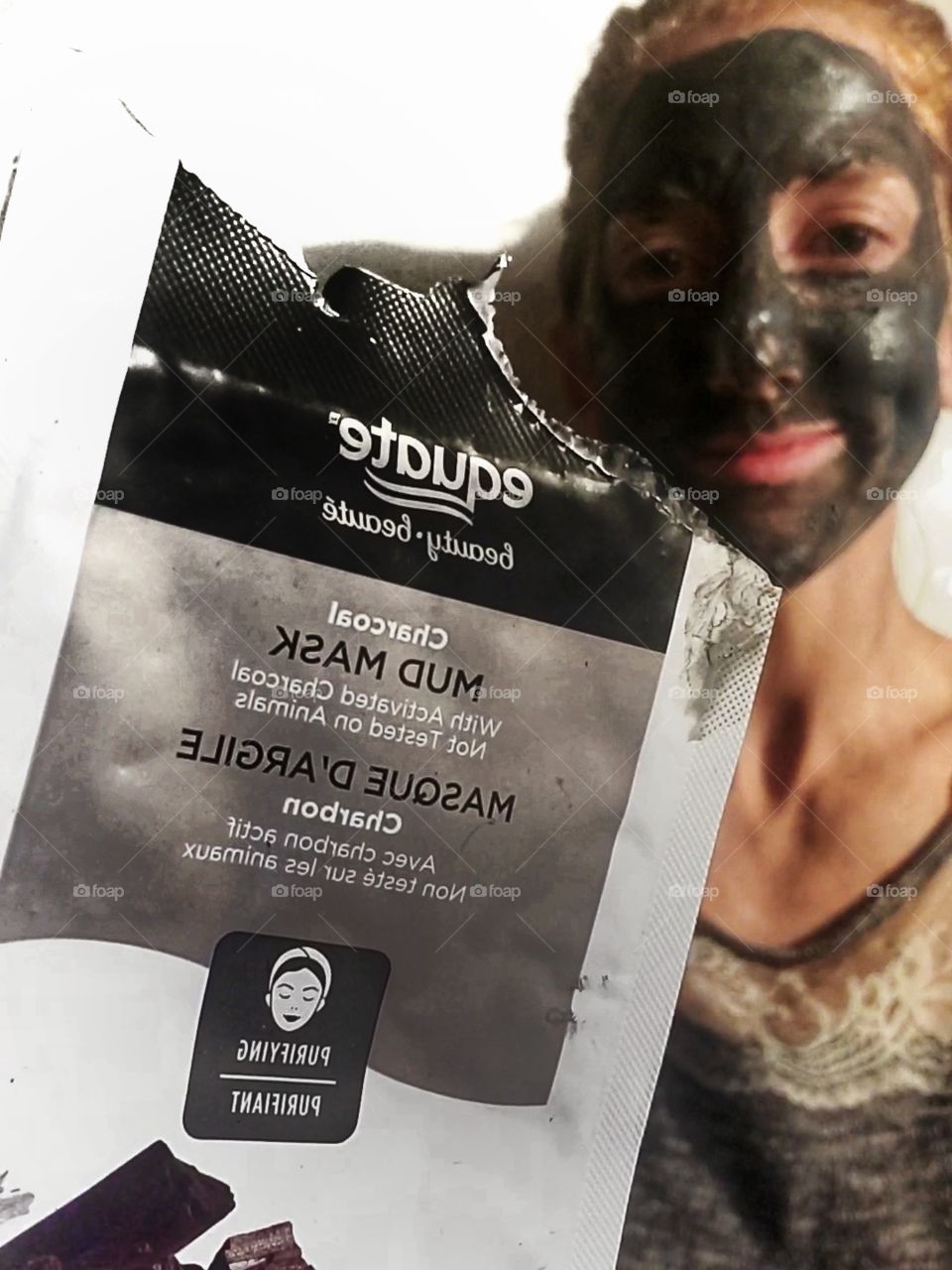 Mud mask.