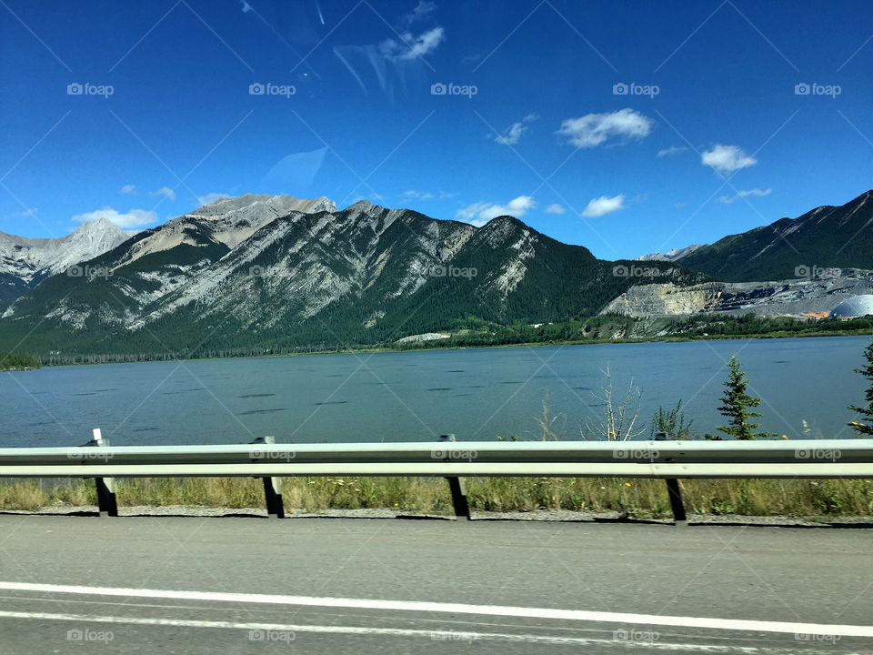 Mountain and Lake