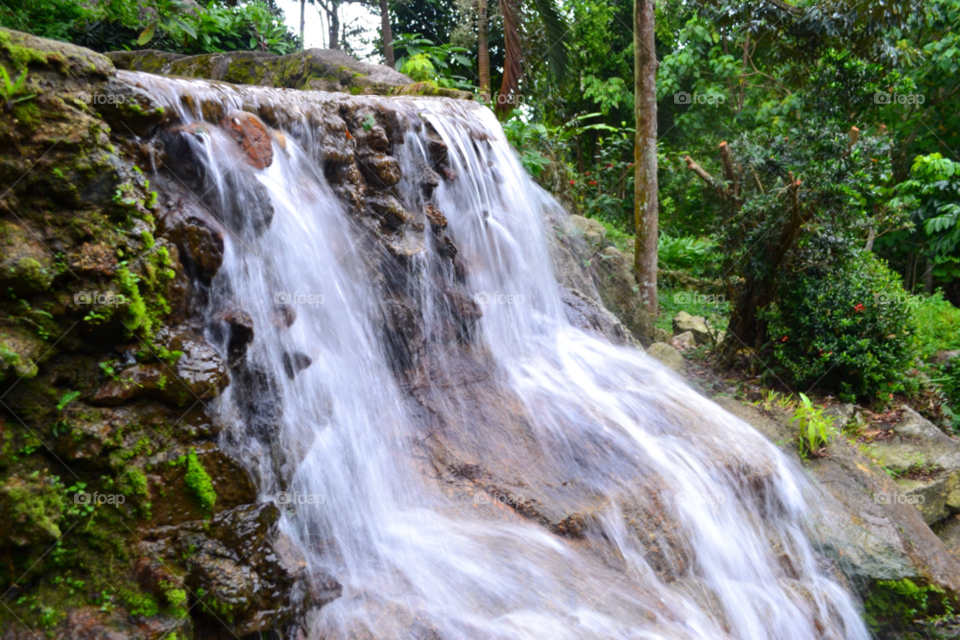 waterfall tropic nature water by lanocheloca