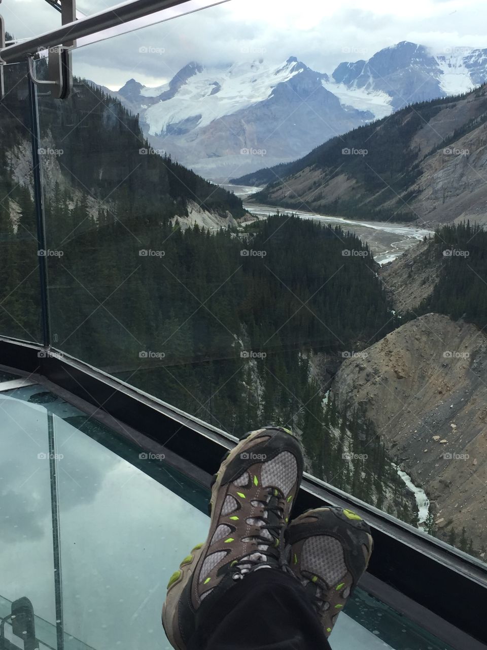 View from Glacier Skywalk