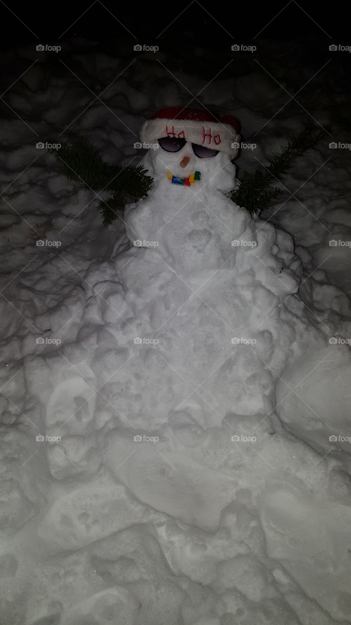 5 years ols snowman. Snowy