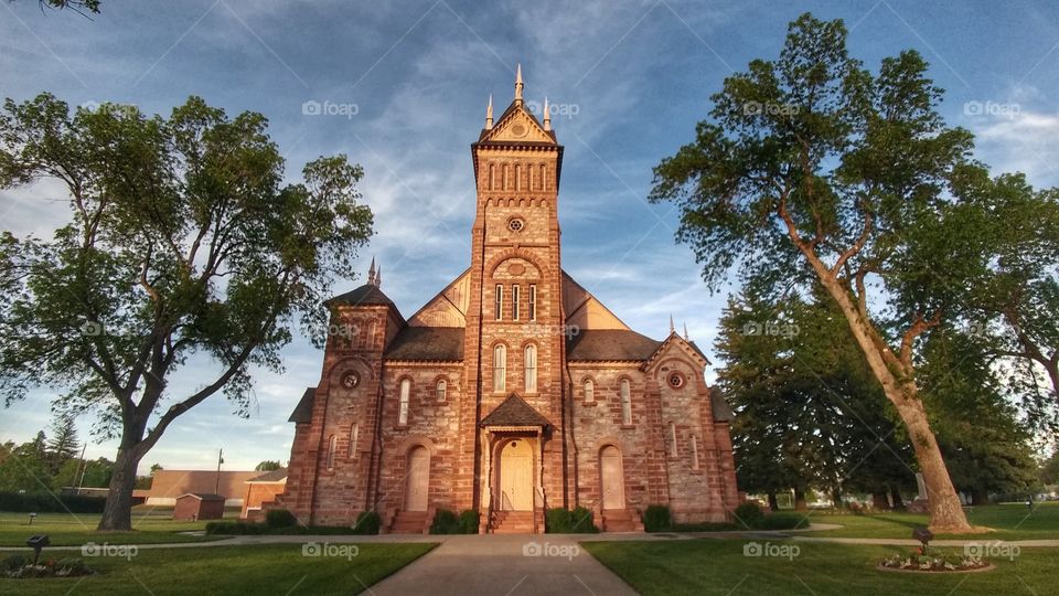 Old tabernacle in Paris, Idaho.