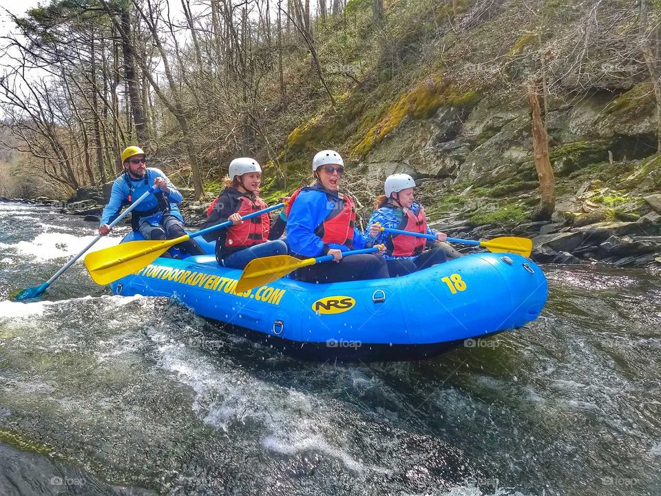 white rafting