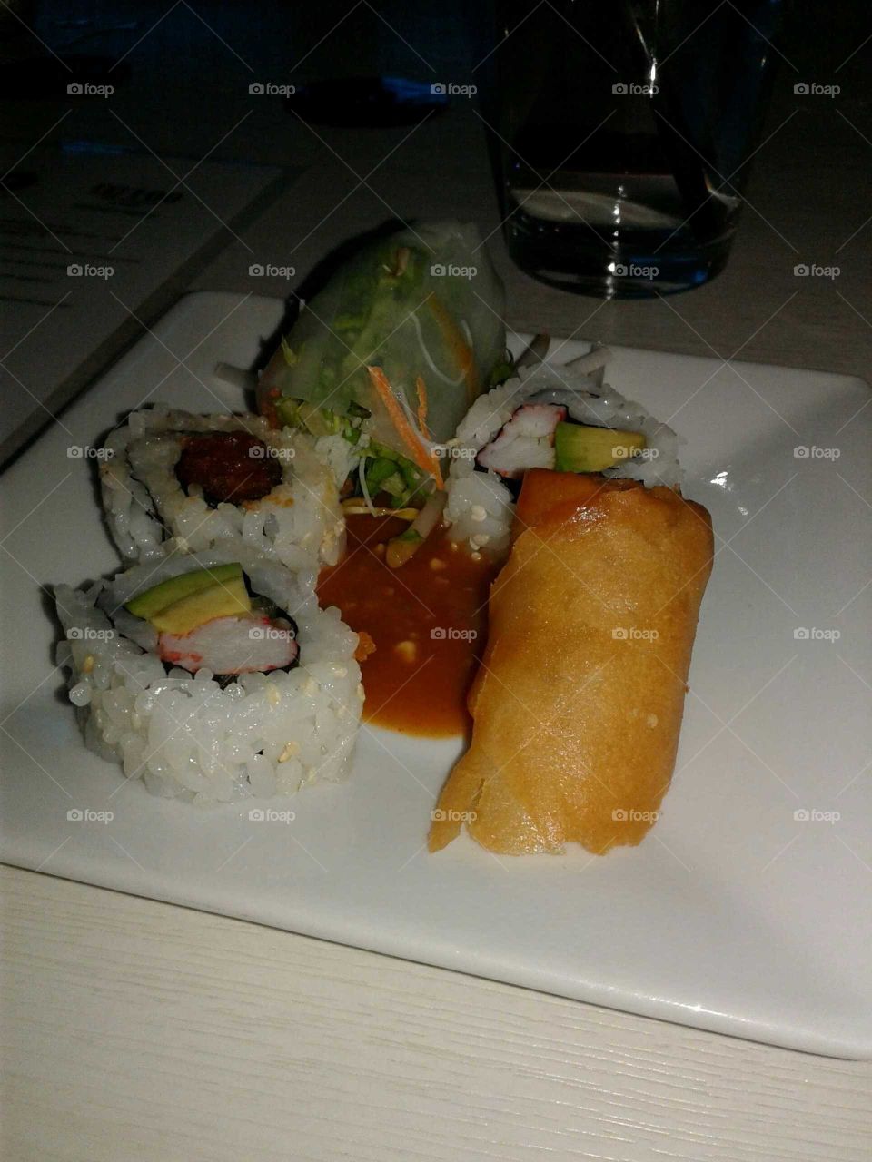 California rolls from the Asian Mint in Texas