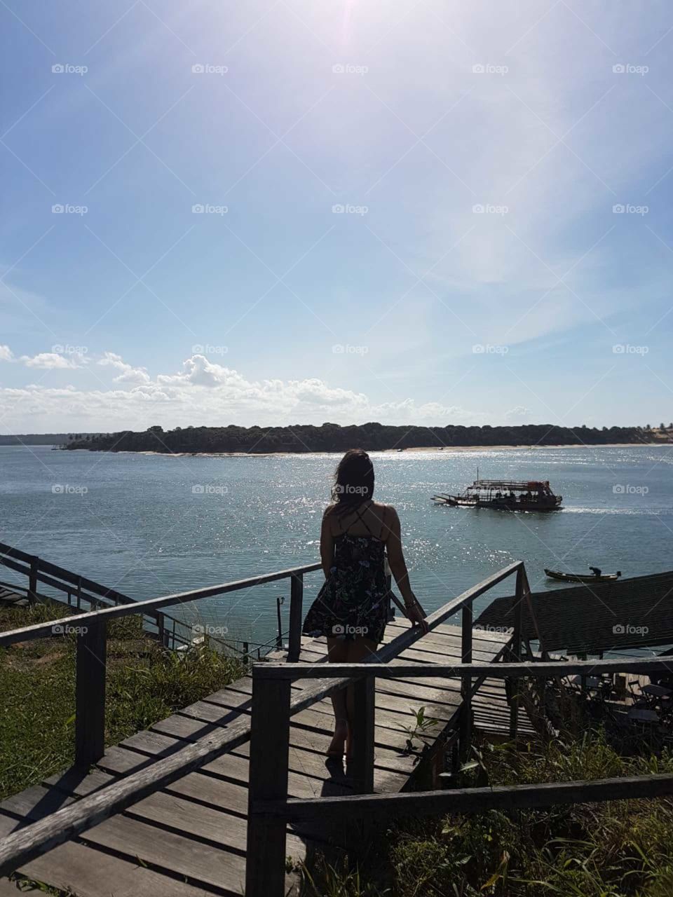 Just enjoying the view. Summer.