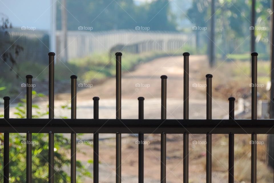 As grades do portão