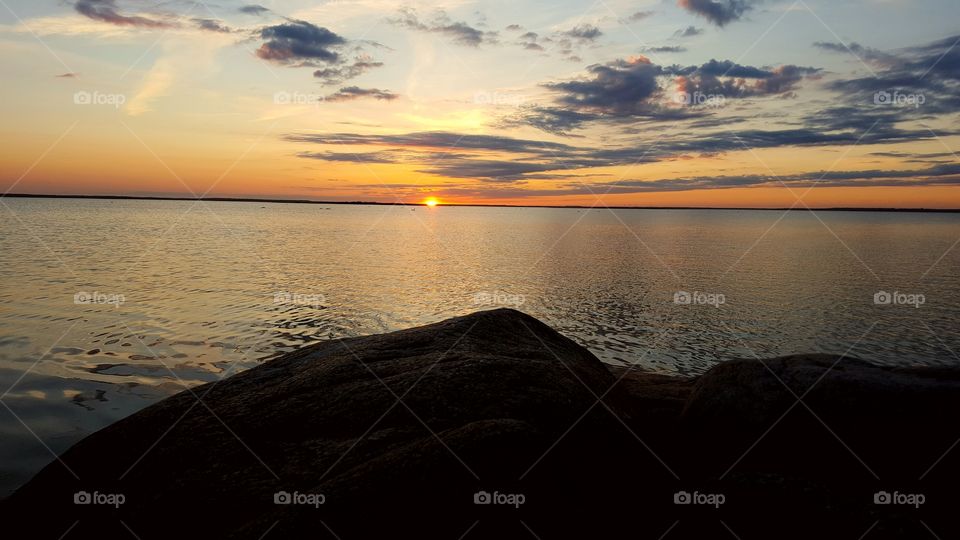 Sunset in Saxnäs