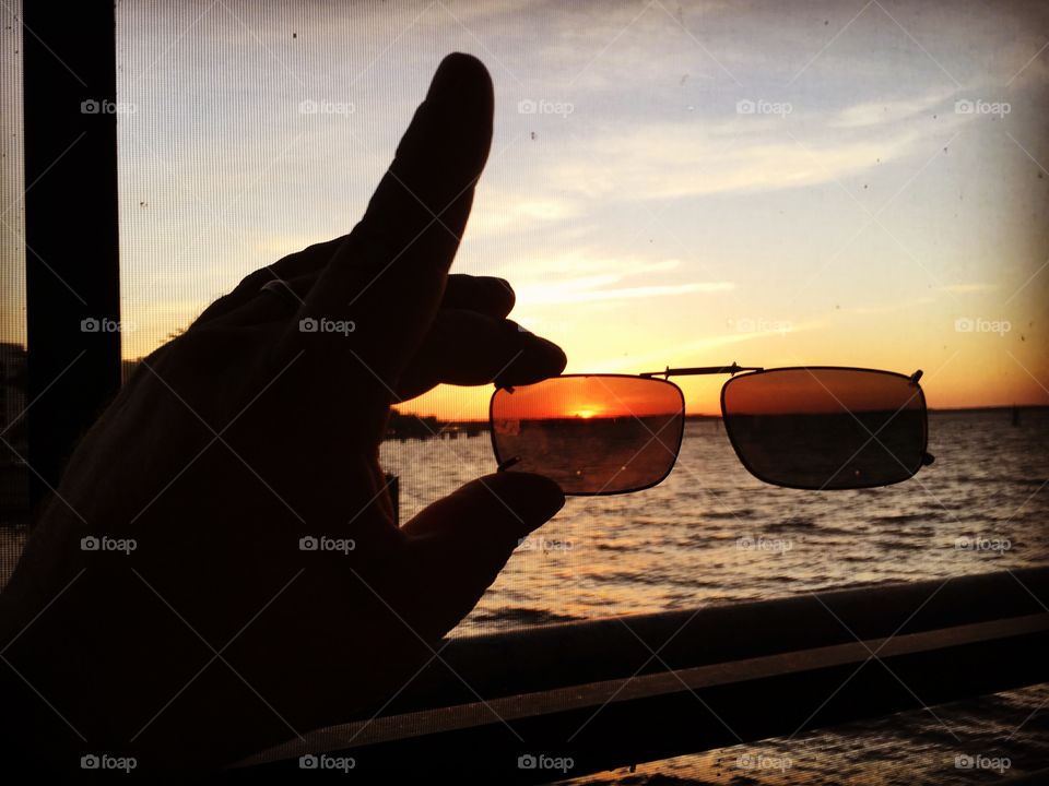 Sunset, Beach, Water, Sea, People