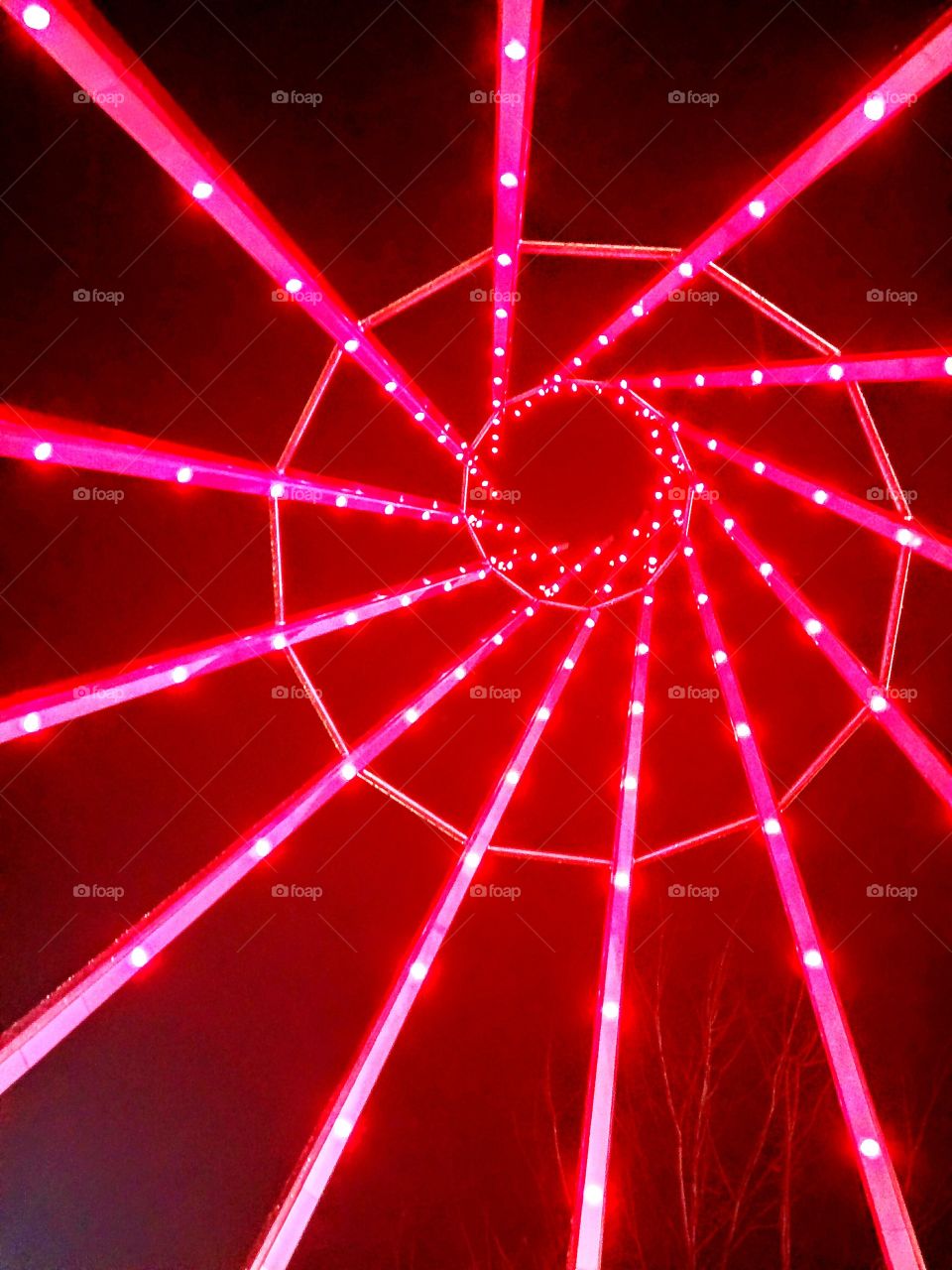 illuminated spiritual pattern