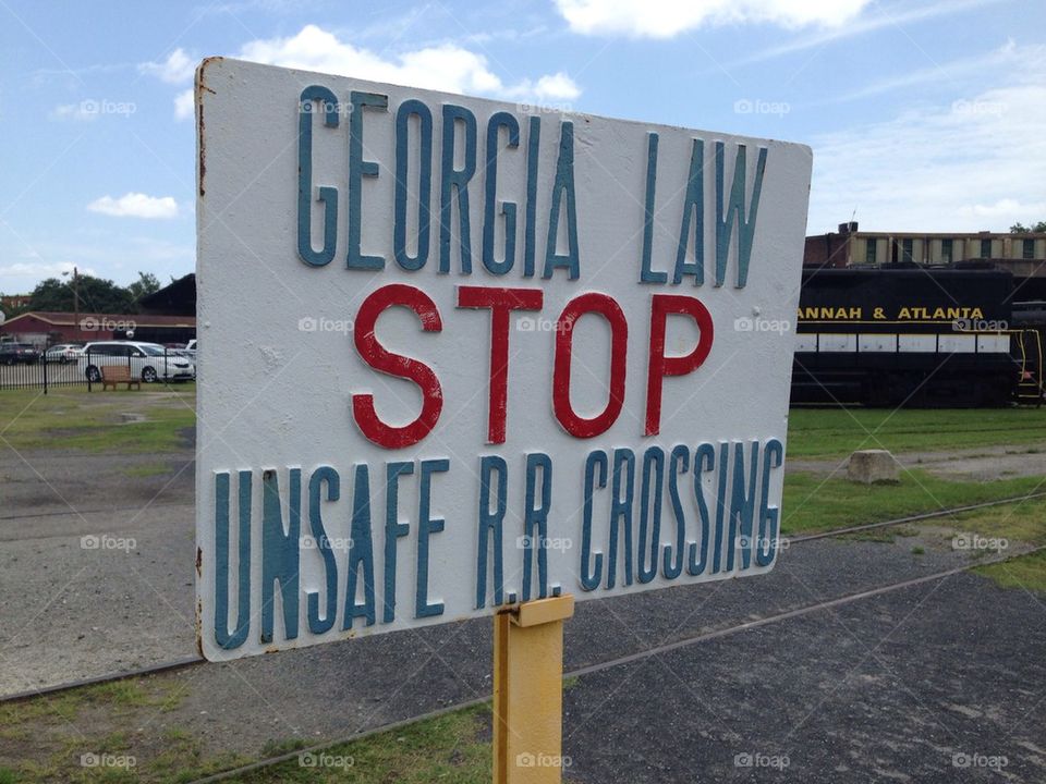 Unsafe RR crossing