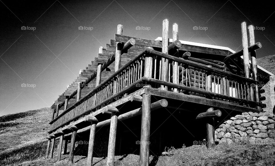 mountain log cabin