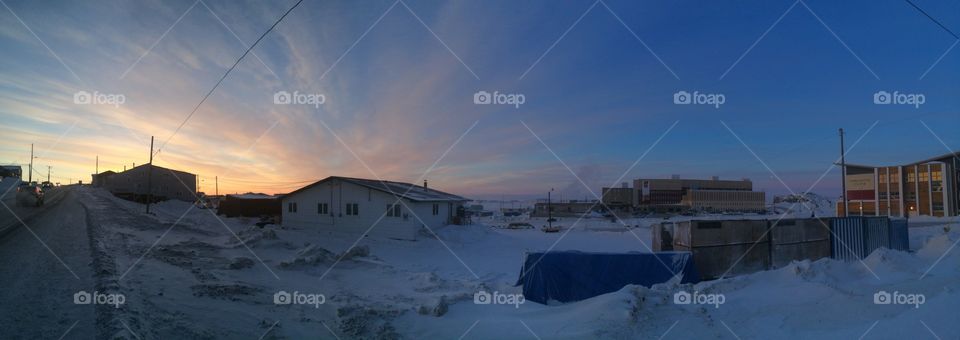 Winter can also produce some beautiful skies 