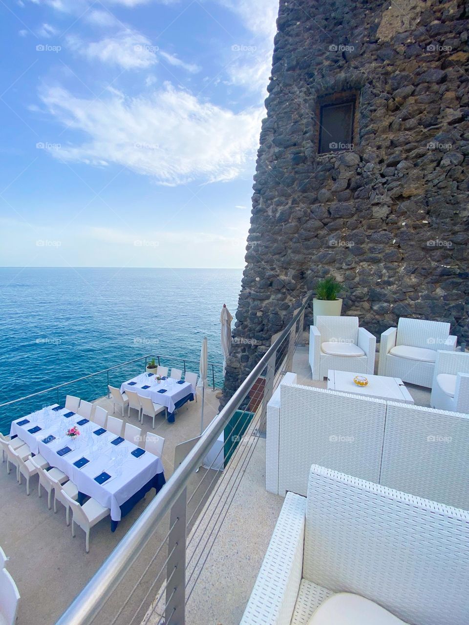 Dinner in Maiori, Italy 