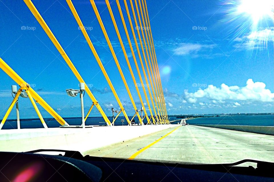 Vanishing point on the Skyway