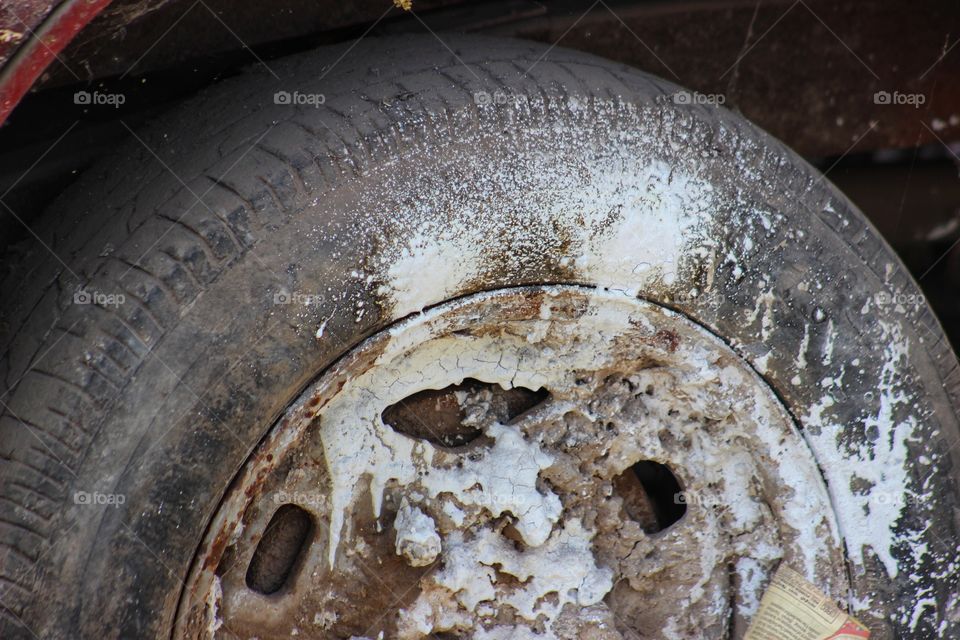 tyre of a car