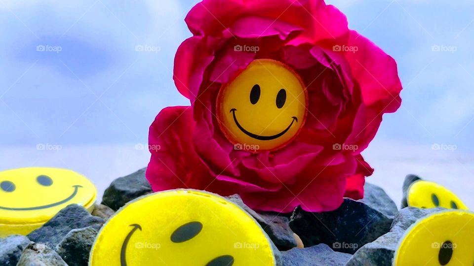 Earth smiles as Flower.