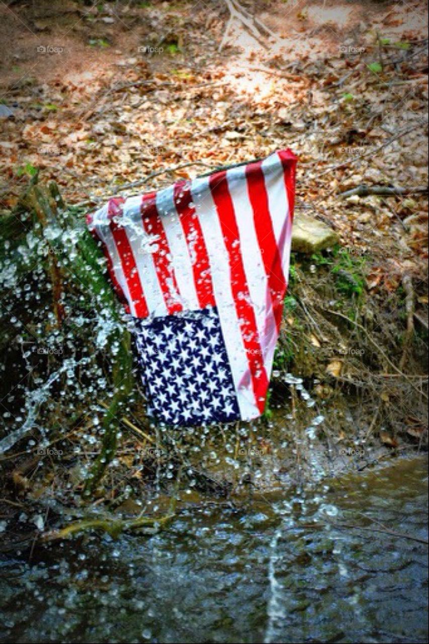 nature water usa flag united states of america by bubu