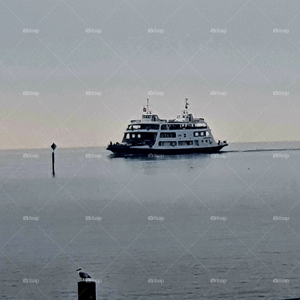 Tour boat on the Bodensee in Germany