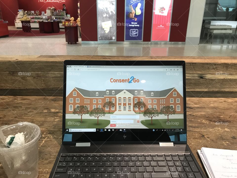 Business while traveling