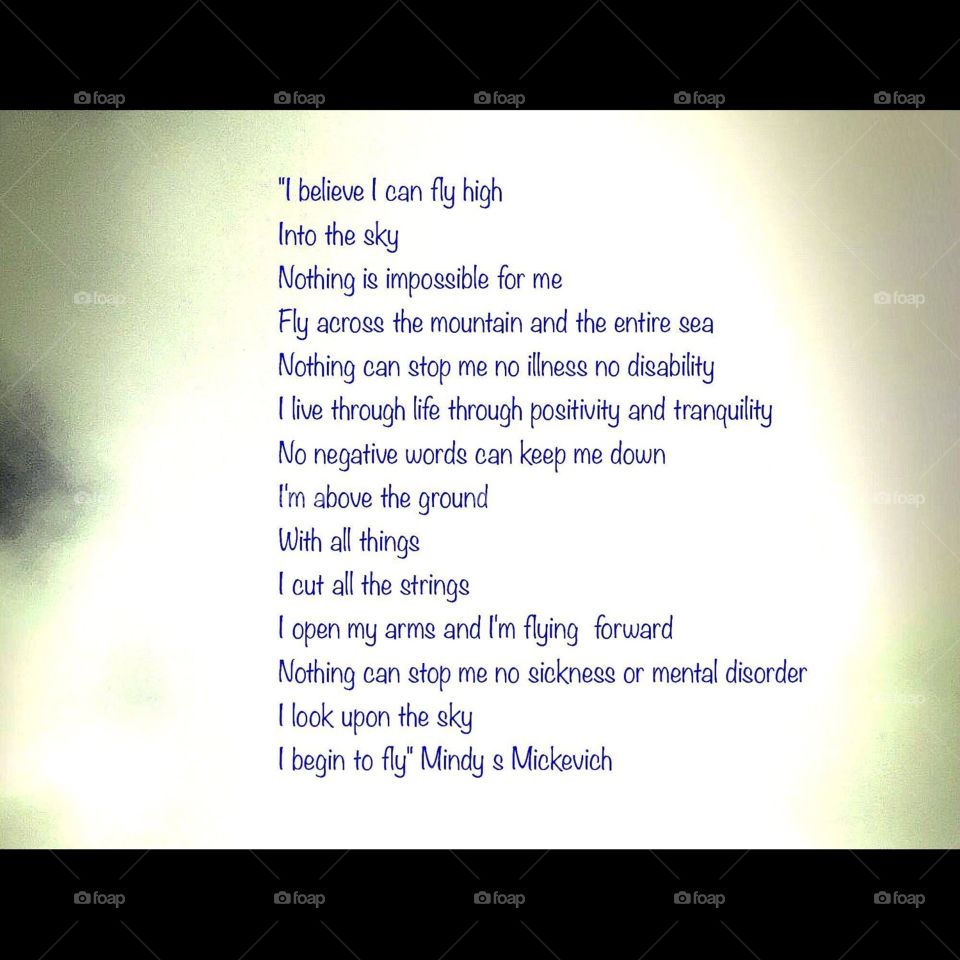 Poem . Art work I did with inspiring poem 