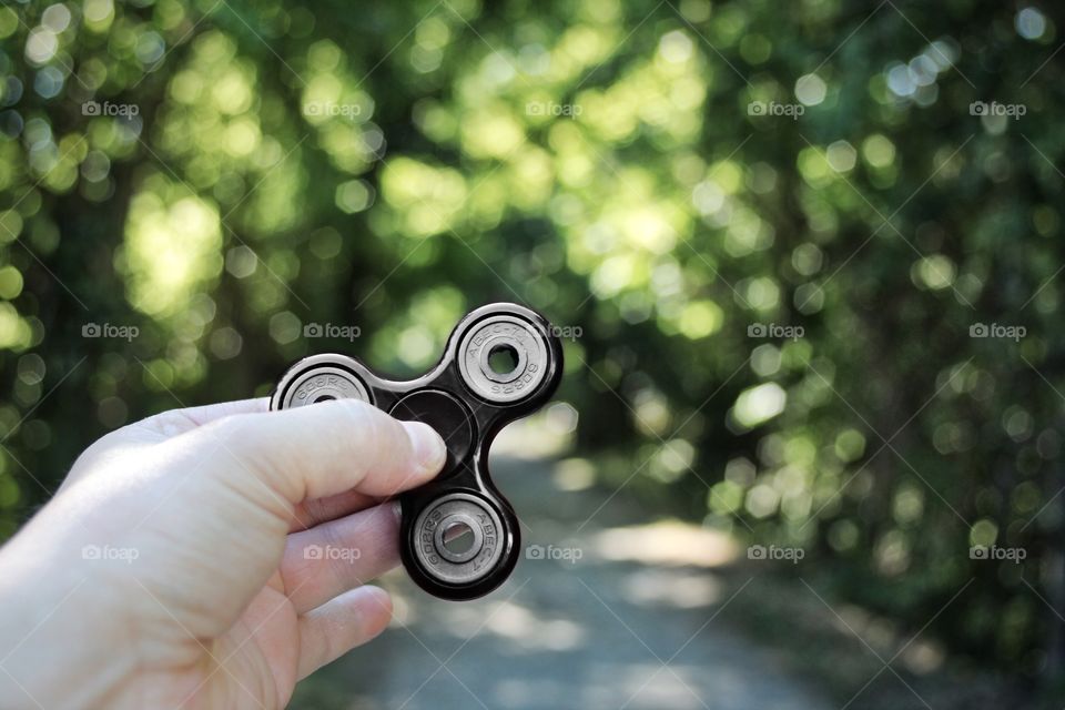 Black Fidget Spinner 
