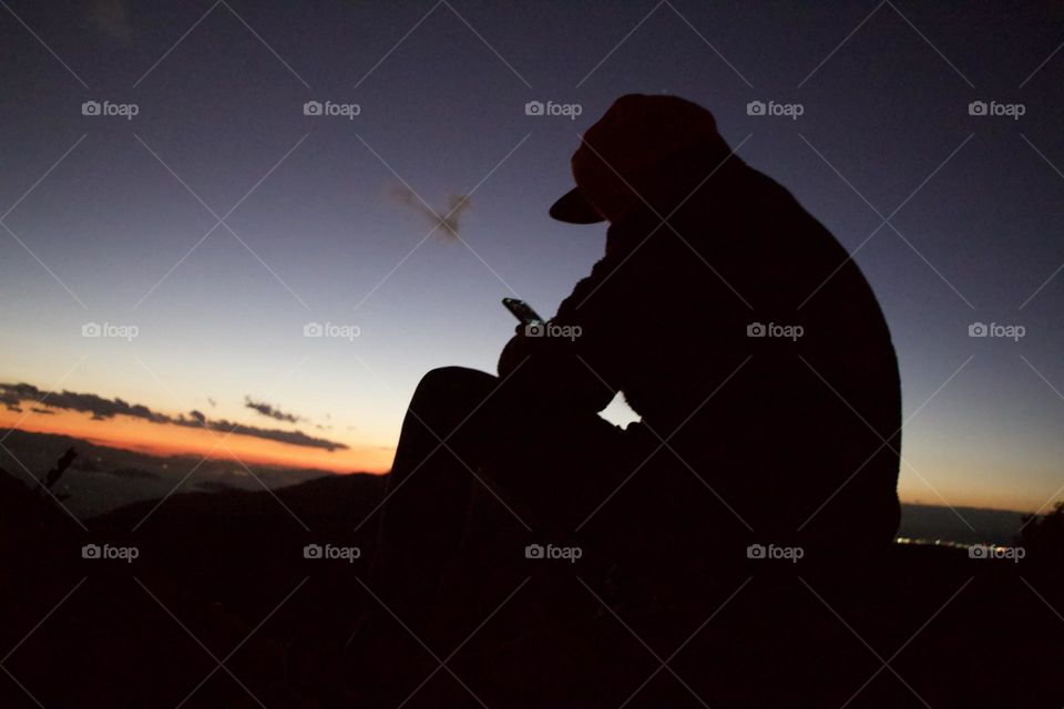 Deeply thinking moment 