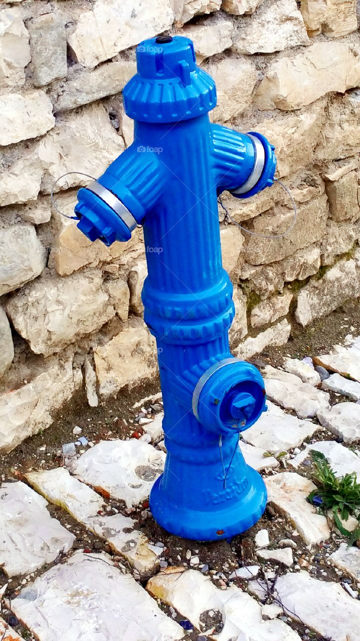 Blue  Hydrant