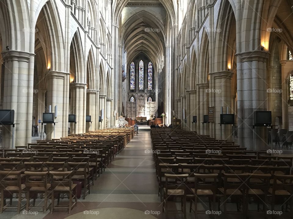 One of a number of stunning interior photographs of Truro Cathedral.