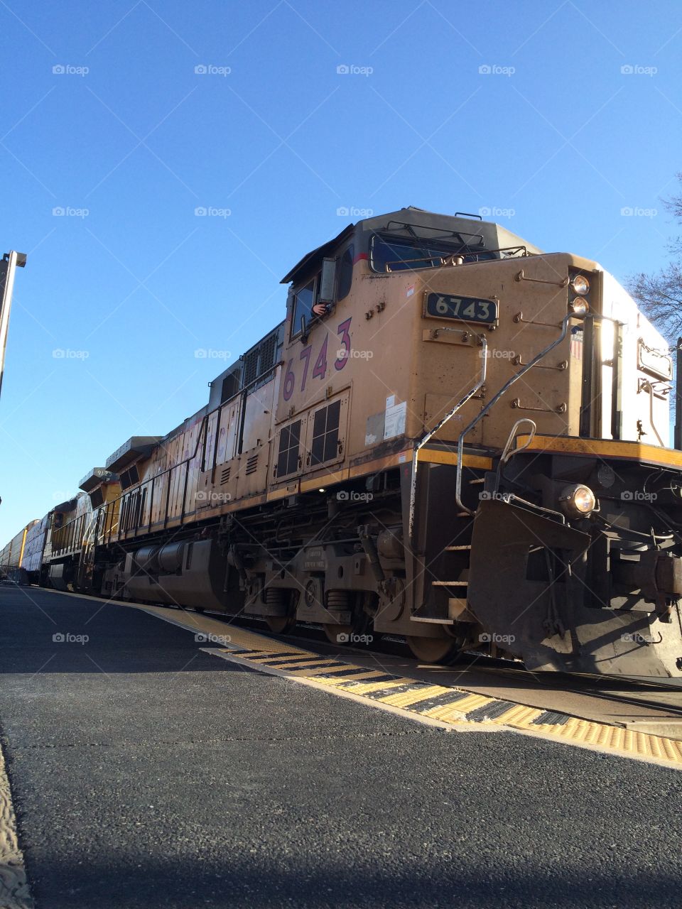 Train engine. Train engine