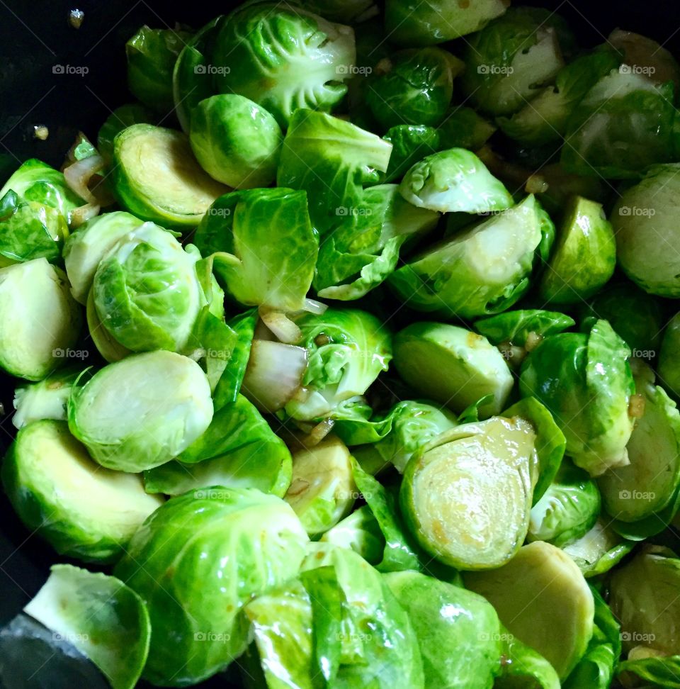 Fresh Brussel Sprouts!!