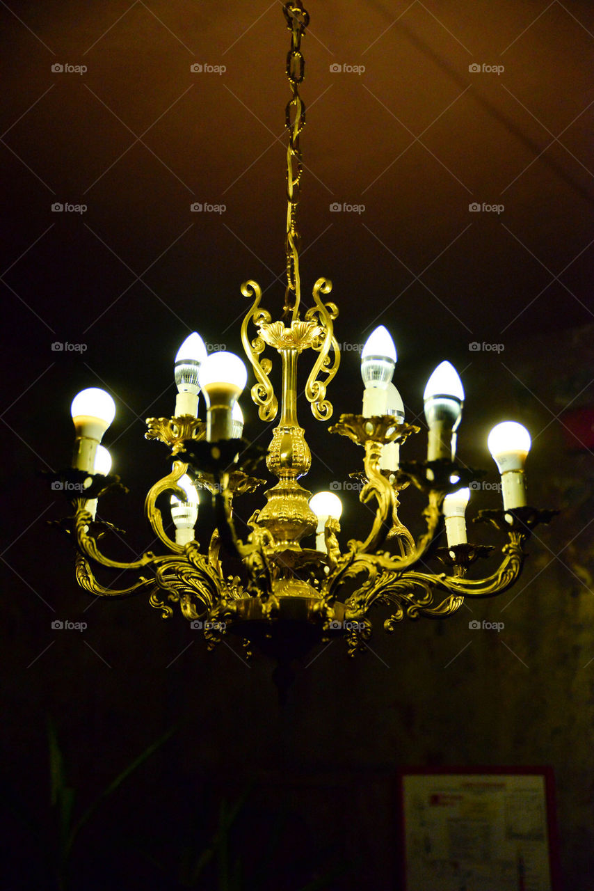 Golden Chandelier