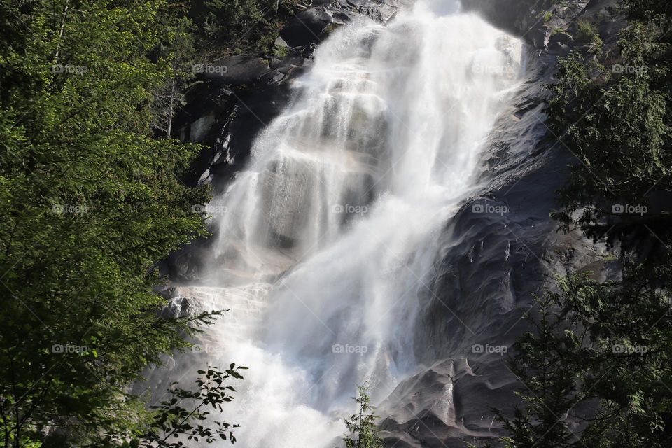 Waterfall in the woods 