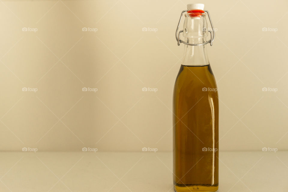 bottle of olive oil