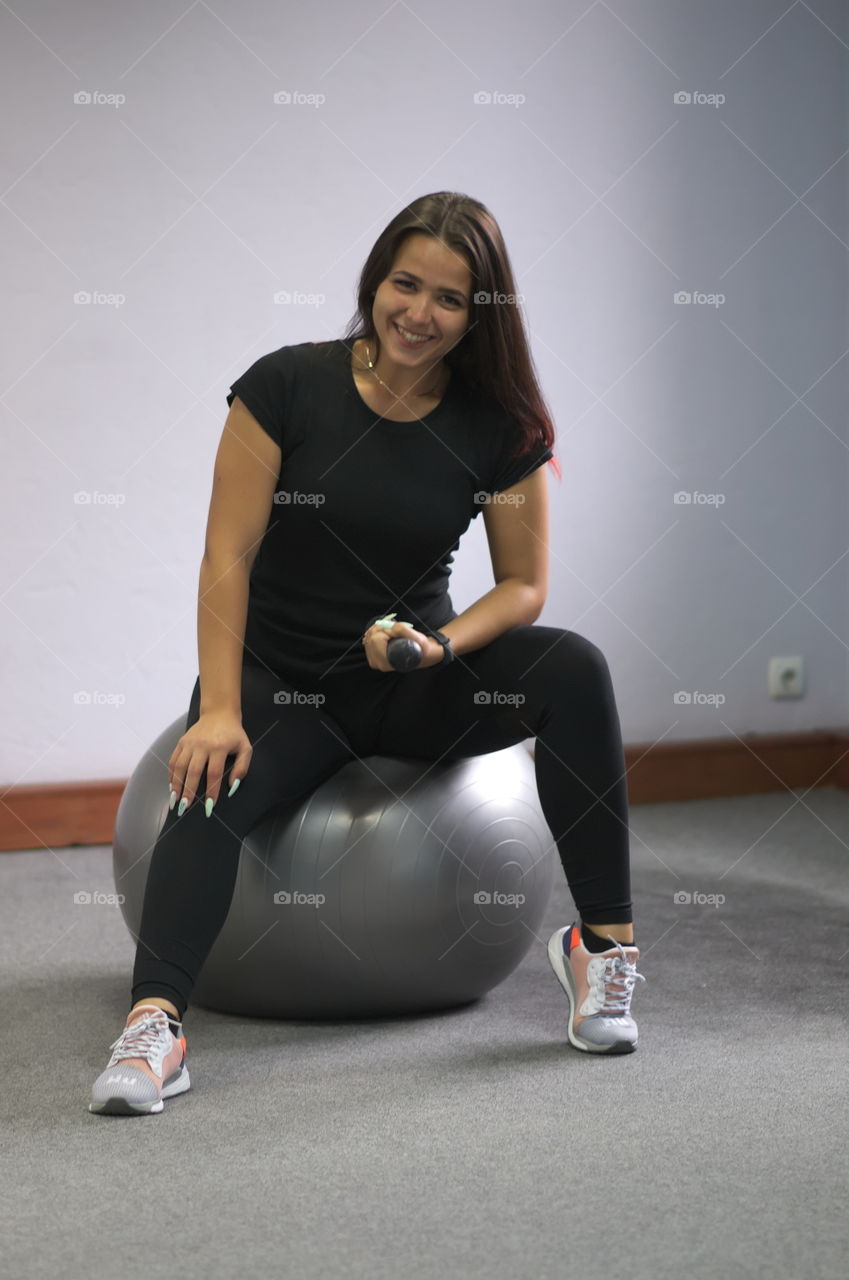 portrait of a Girl athlete